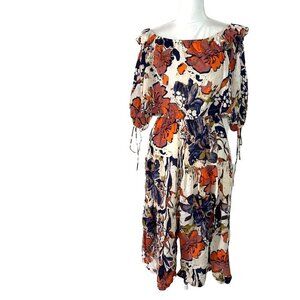 NWT Free People Shasta Skirt Set Womens Size XS Pure Cotton Off The Shoulder New